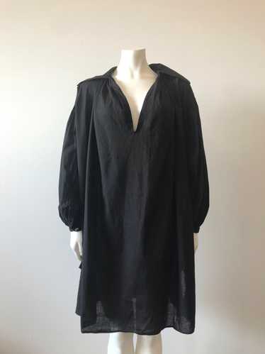 1981 Black Pirate Tunic Smock Top by World's End V