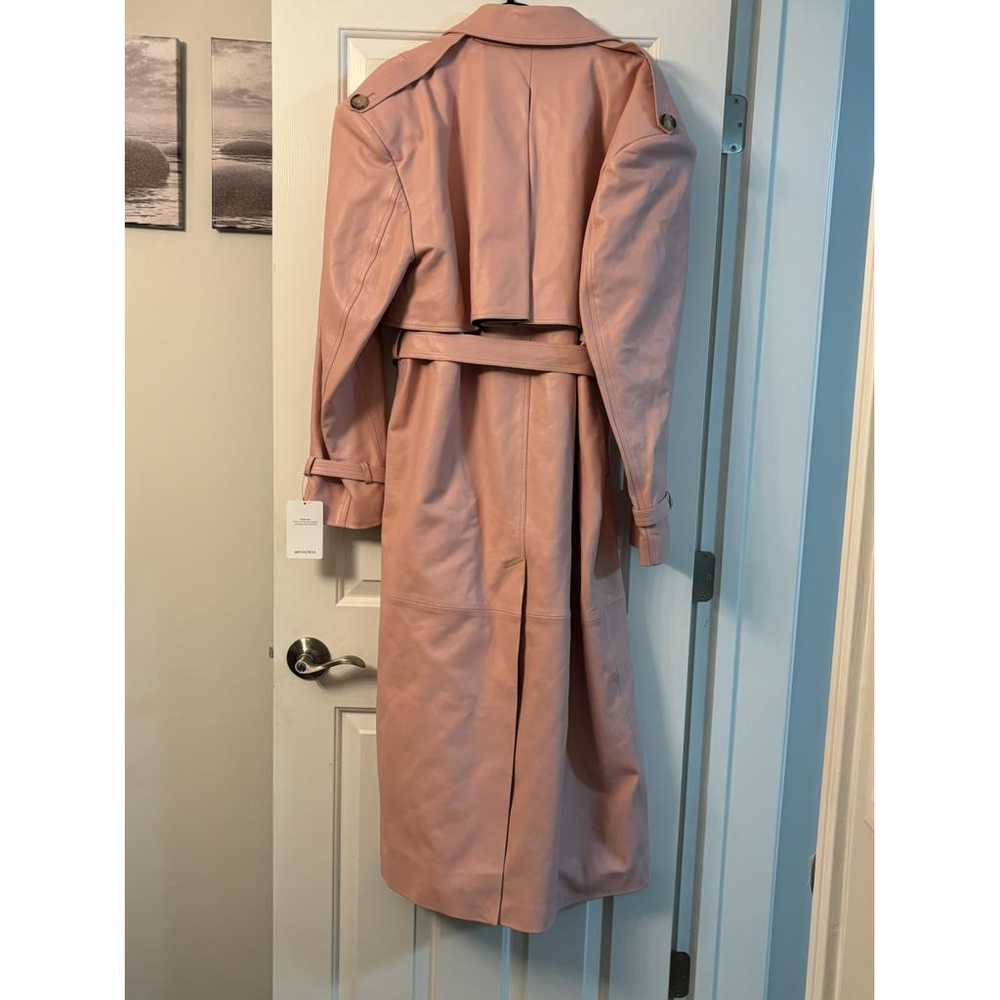 Magda Butrym Leather trench coat - image 4