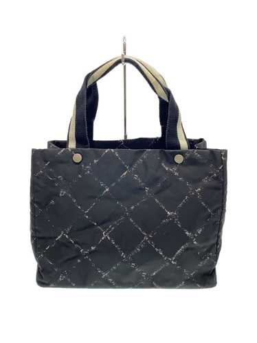 Used Chanel Travel Line/Tote Bag/Nylon/Black Bag - image 1
