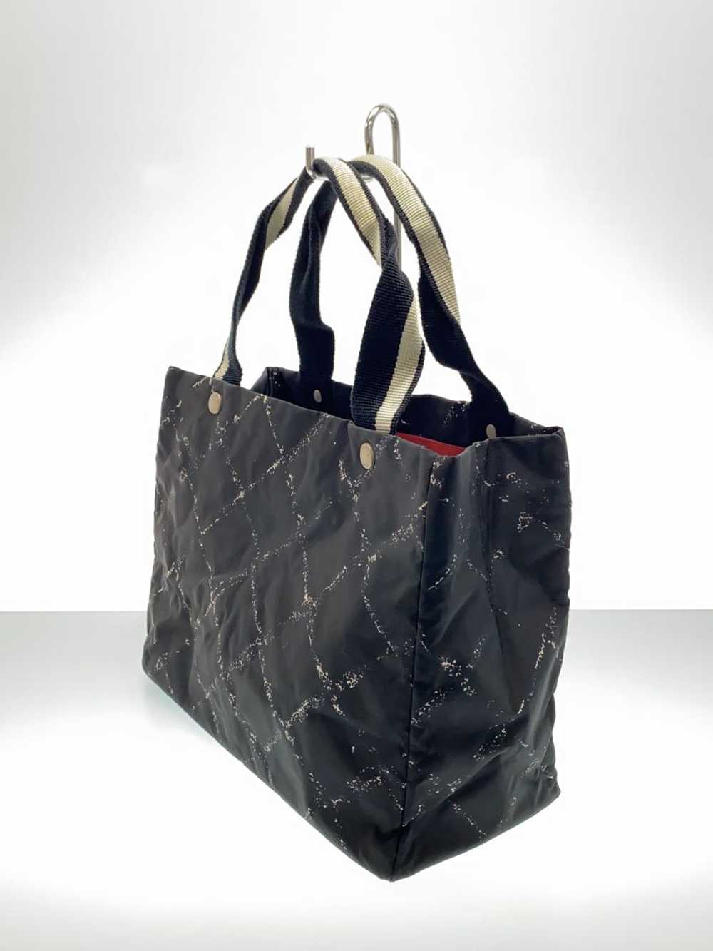 Used Chanel Travel Line/Tote Bag/Nylon/Black Bag - image 2