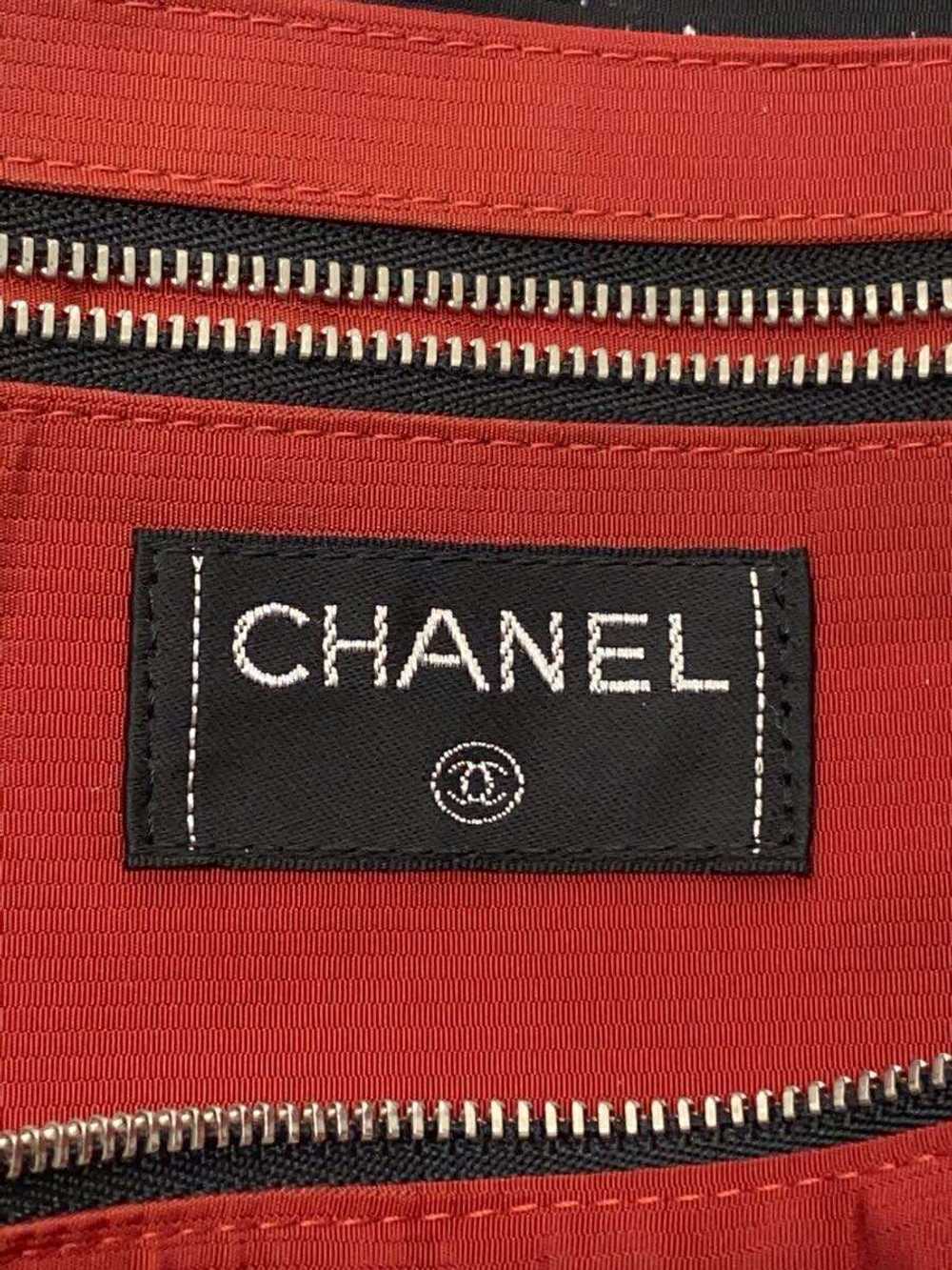 Used Chanel Travel Line/Tote Bag/Nylon/Black Bag - image 5