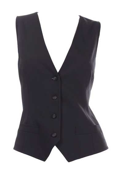 Dolce & Gabbana Black Tuxedo Vest New With Tags At