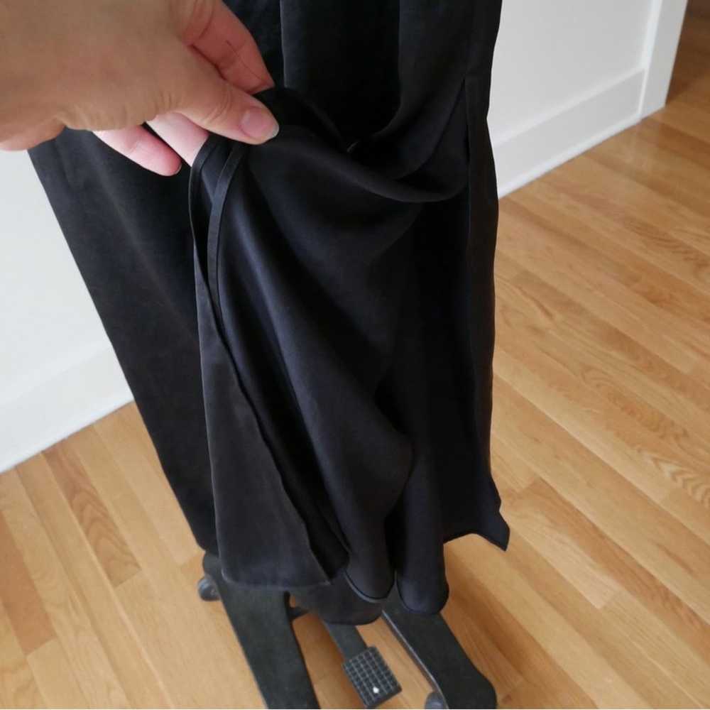 Aritzia Wilfred | black satin slip dress 10 - image 8