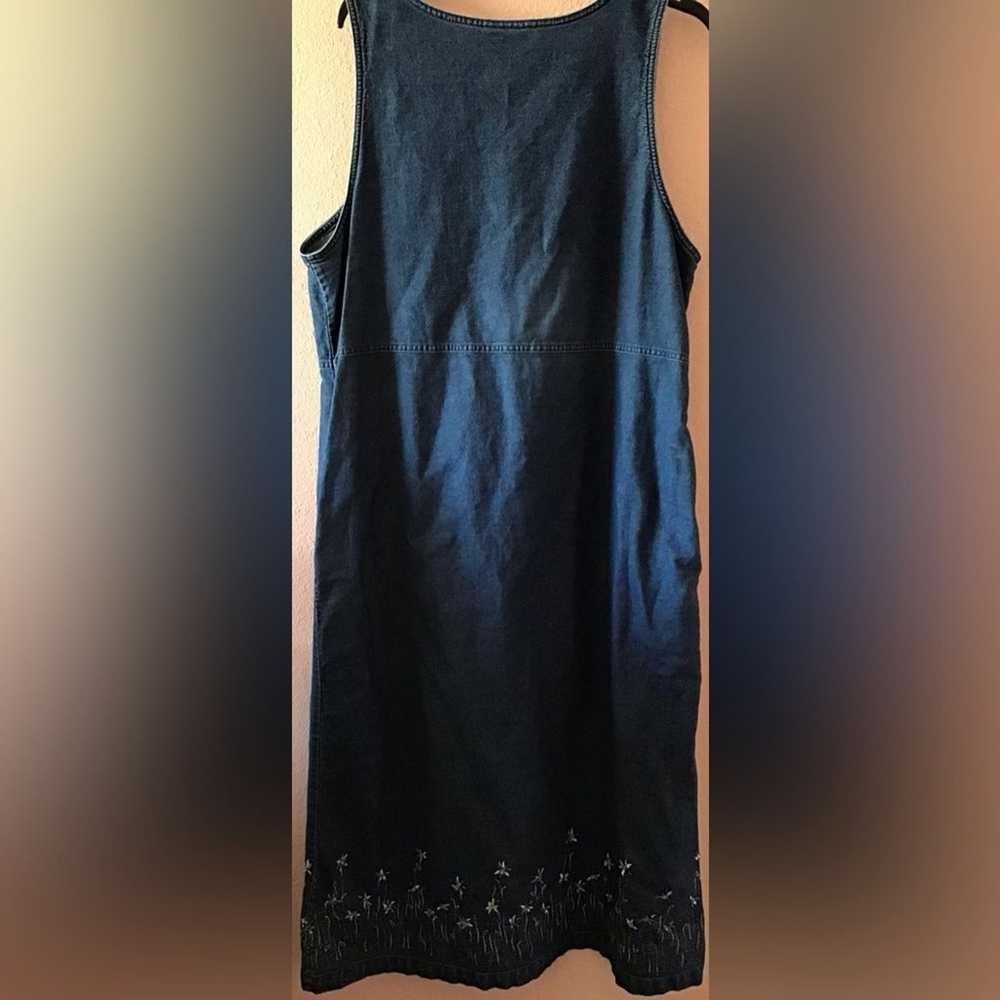 Vintage Y2K denim dress size 16/18 - image 4