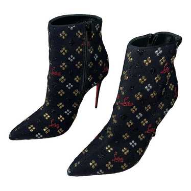 Christian Louboutin Cate leather biker boots - image 1