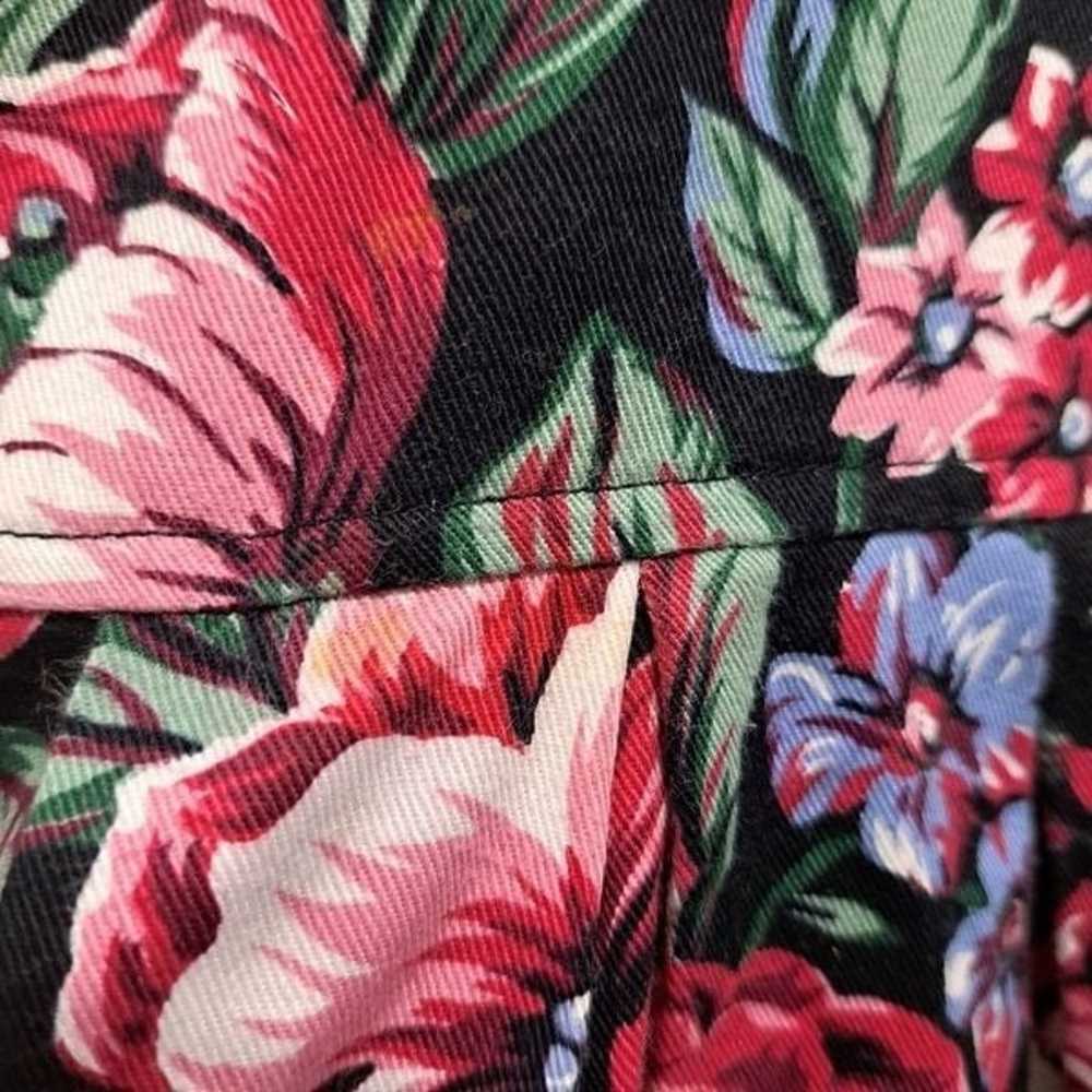 Vintage Pierre Cardin 90's Floral Print Tank Dres… - image 8