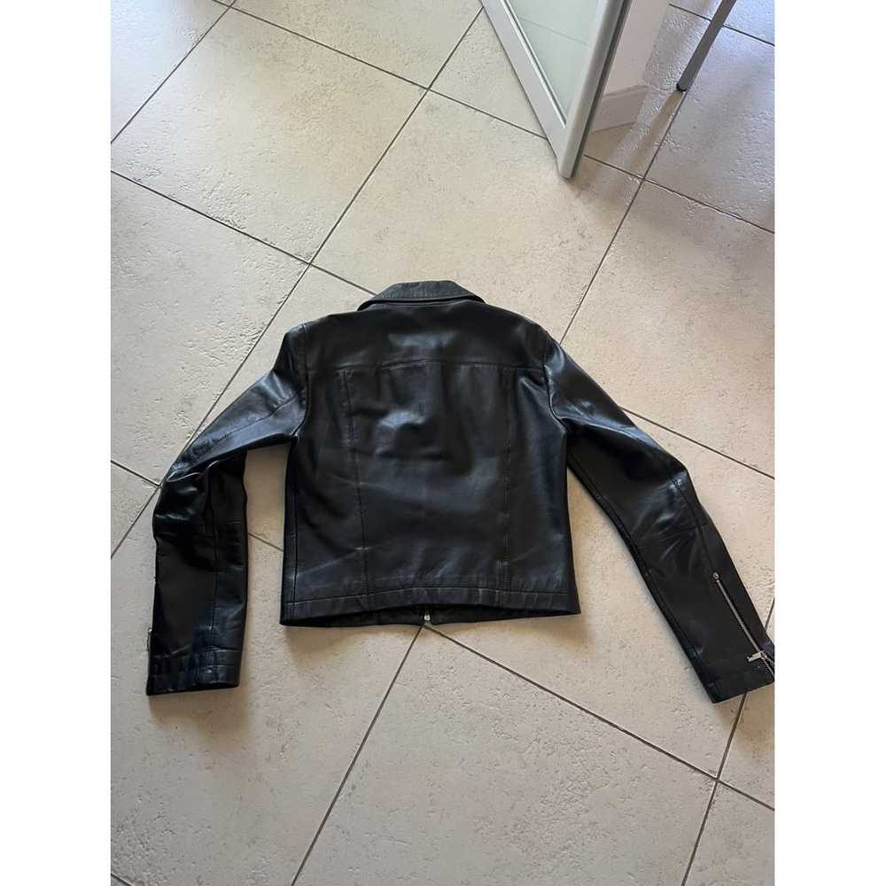 Iceberg Leather biker jacket - image 4