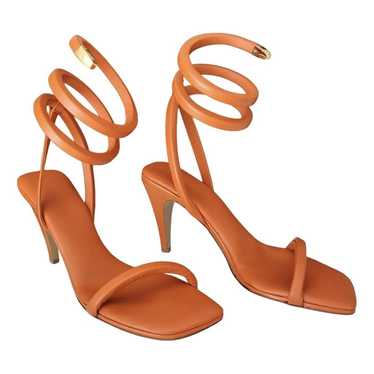 Bottega Veneta Spiral leather sandal - image 1