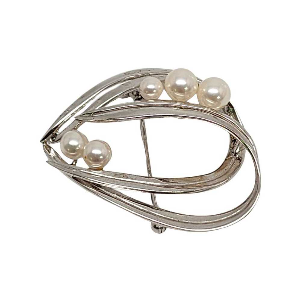 Mikimoto Silver pin & brooche - image 5