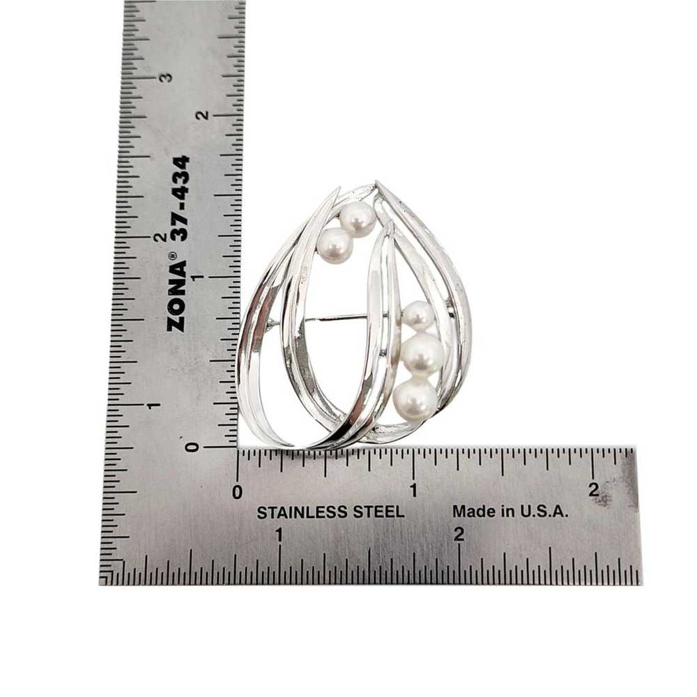 Mikimoto Silver pin & brooche - image 9