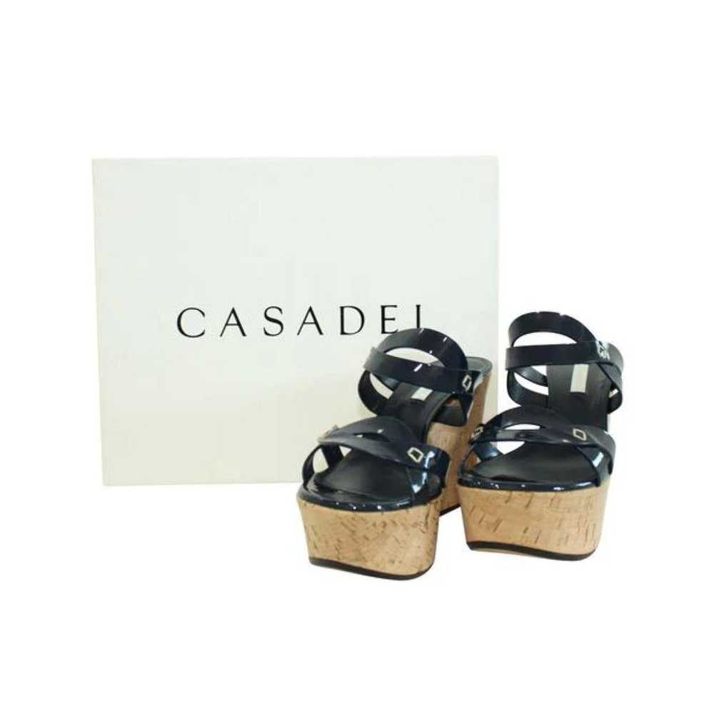 Casadei Leather lace ups - image 6