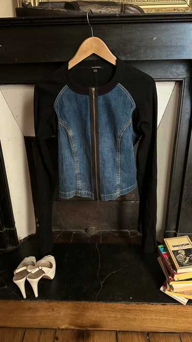 Vintage Plein Sud denim and jersey jacket
