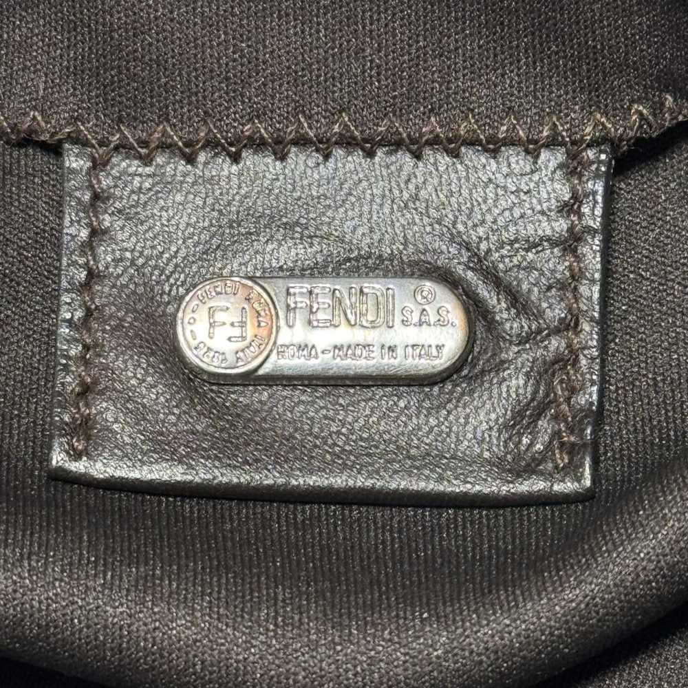 Fendi Mamma Baguette cloth handbag - image 11