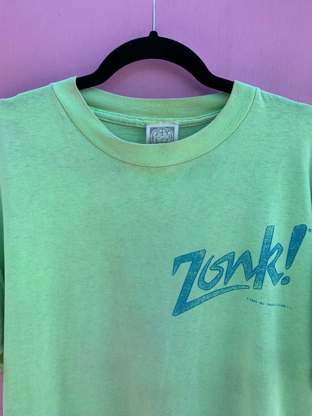 FADED 1990S ZONK SURFWEAR DAYGLOW SINGLE STITCH T… - image 6