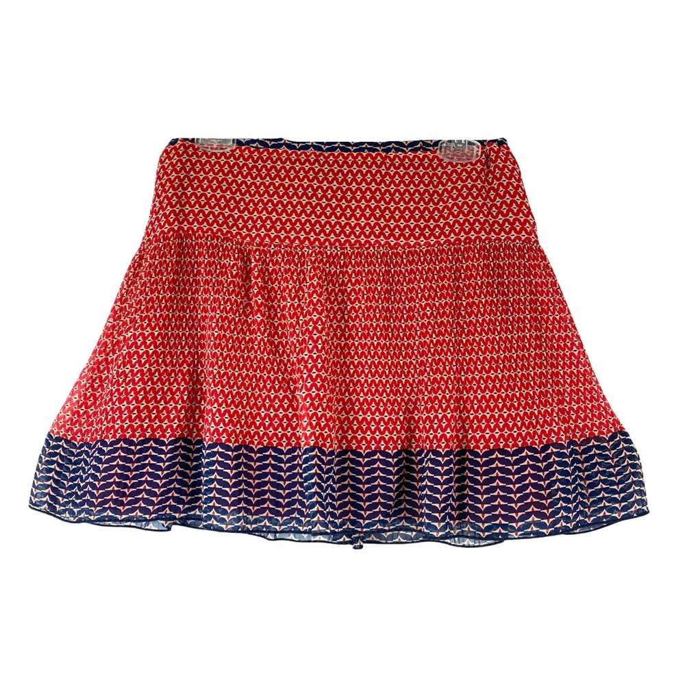 Anna Sui Silk Patterned Mini Skirt - image 2