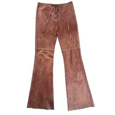 Vintage Rusty Brown Suede Pants by Arden B. - image 1