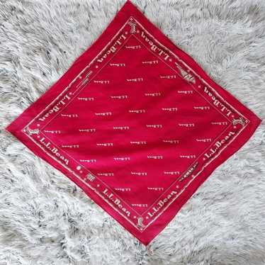 Vintage L.L. Bean Bandanna Handkerchief 100% Cott… - image 1