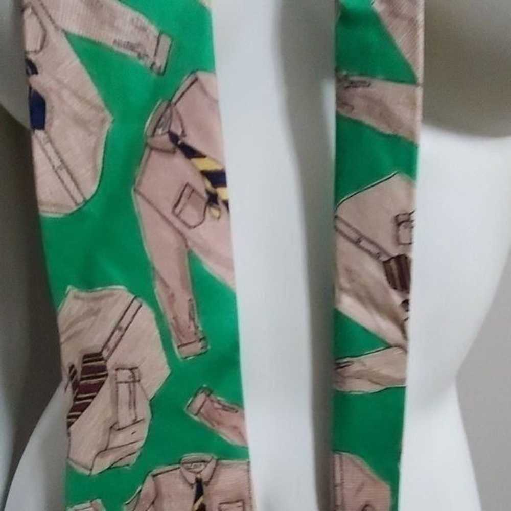 Vintage Polo by Ralph Lauren Shirt Patterned Tie - image 2