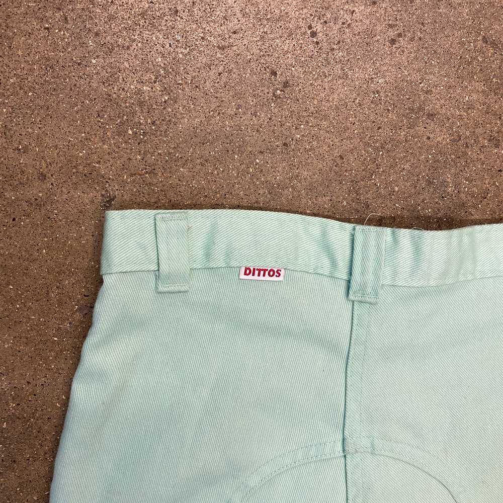 70s Mint Green Shorts - image 5