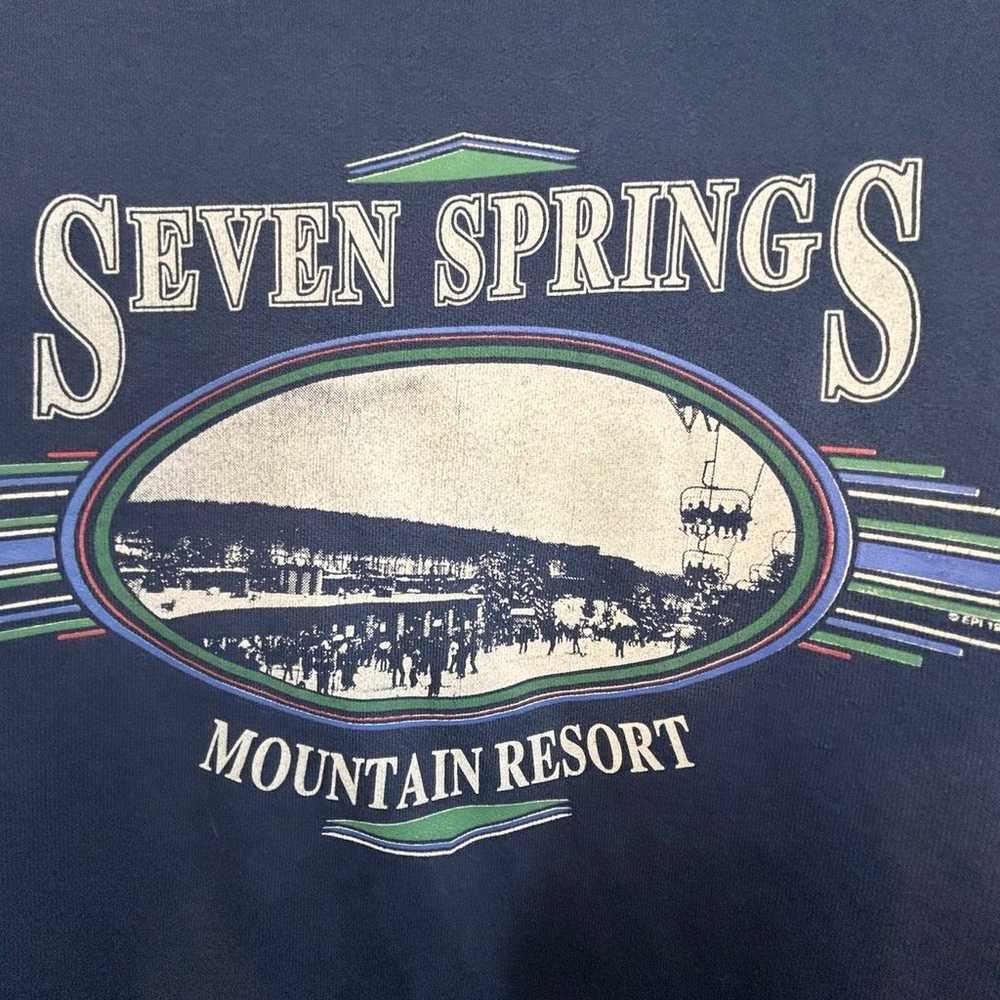 Vintage 90’s Seven Springs Mountain Resort Double… - image 1