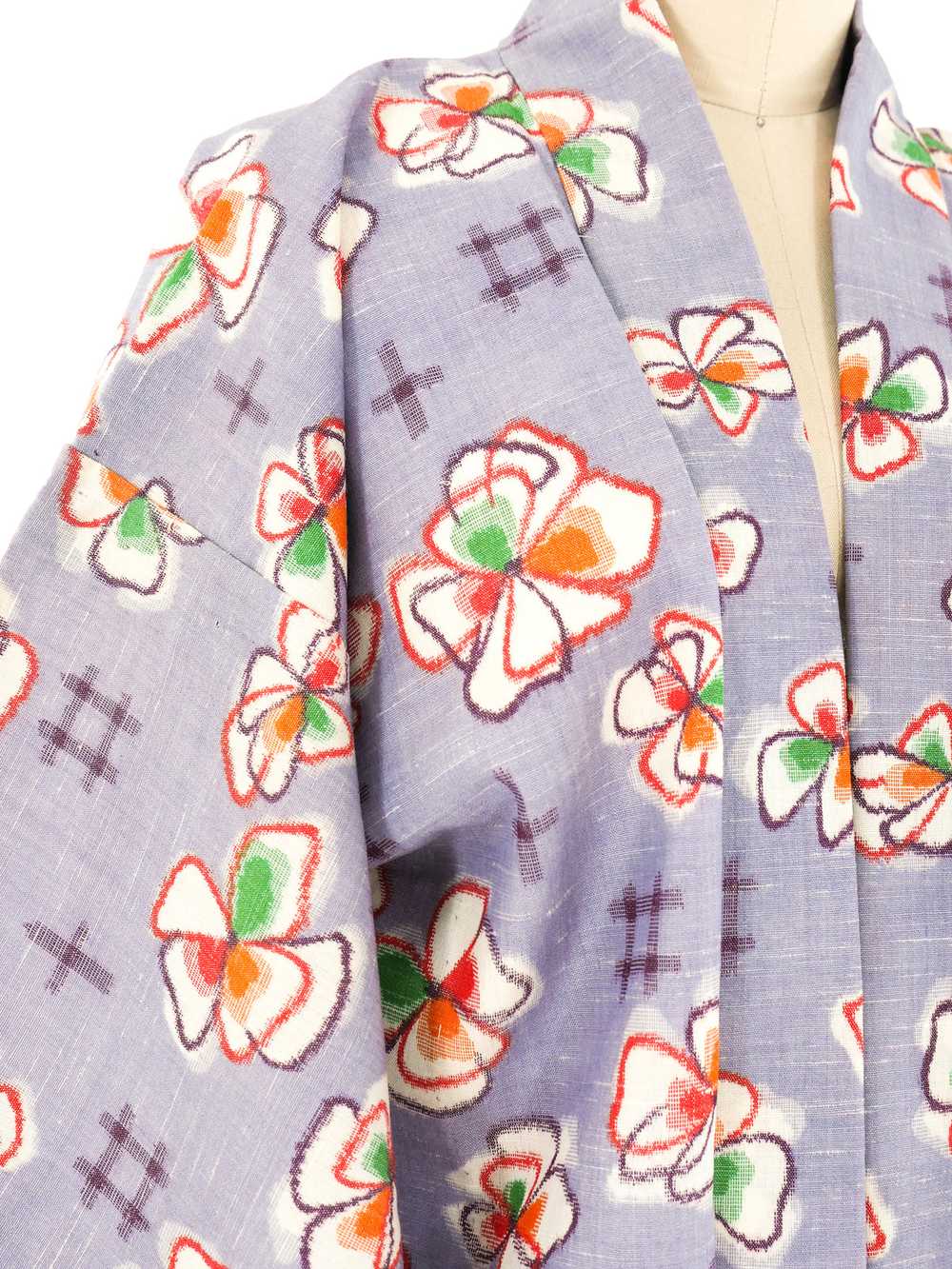 Ikat Clover Kimono - image 2
