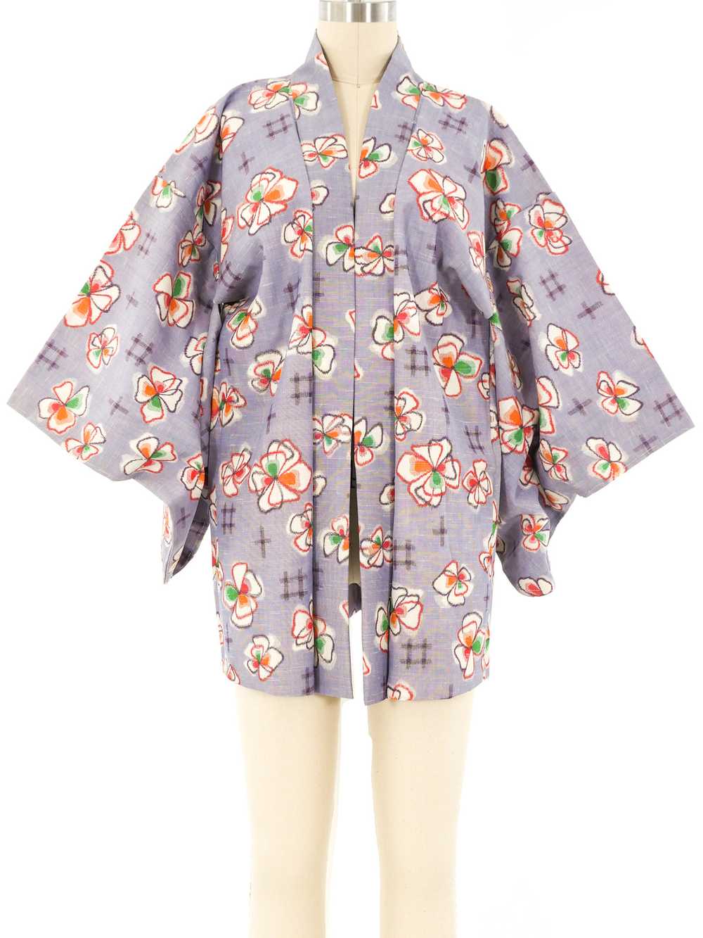 Ikat Clover Kimono - image 3