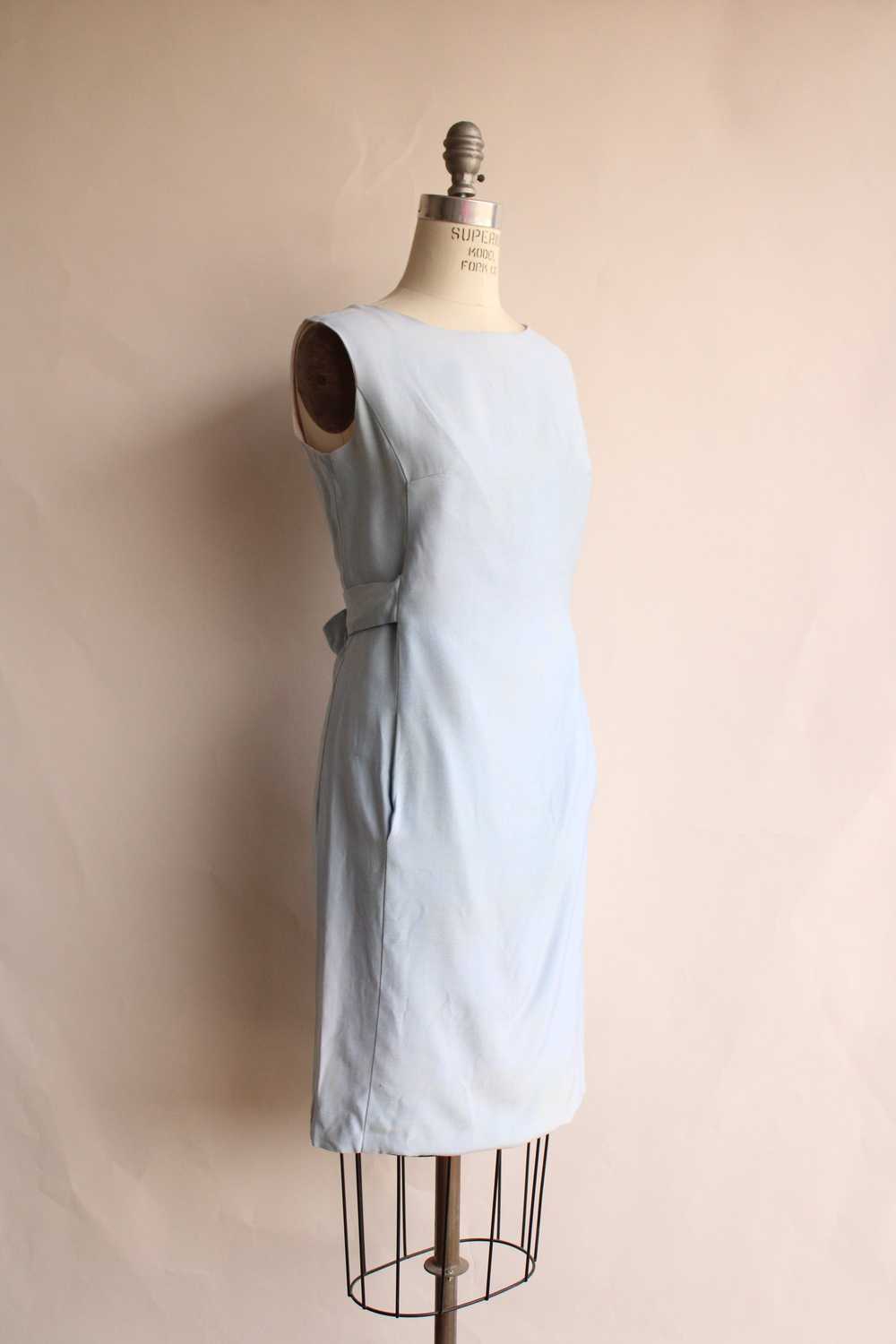 Vintage 1960s Emma Domb Pale Blue Dress with Matc… - image 7