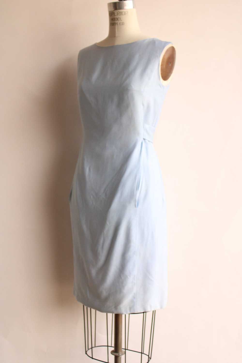 Vintage 1960s Emma Domb Pale Blue Dress with Matc… - image 8