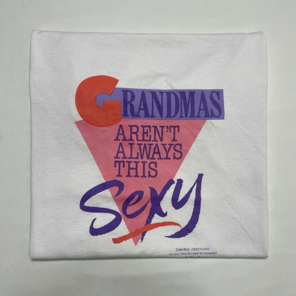 Vintage 80’s RARE Funny Sexy Grandmas T-shirt - image 1