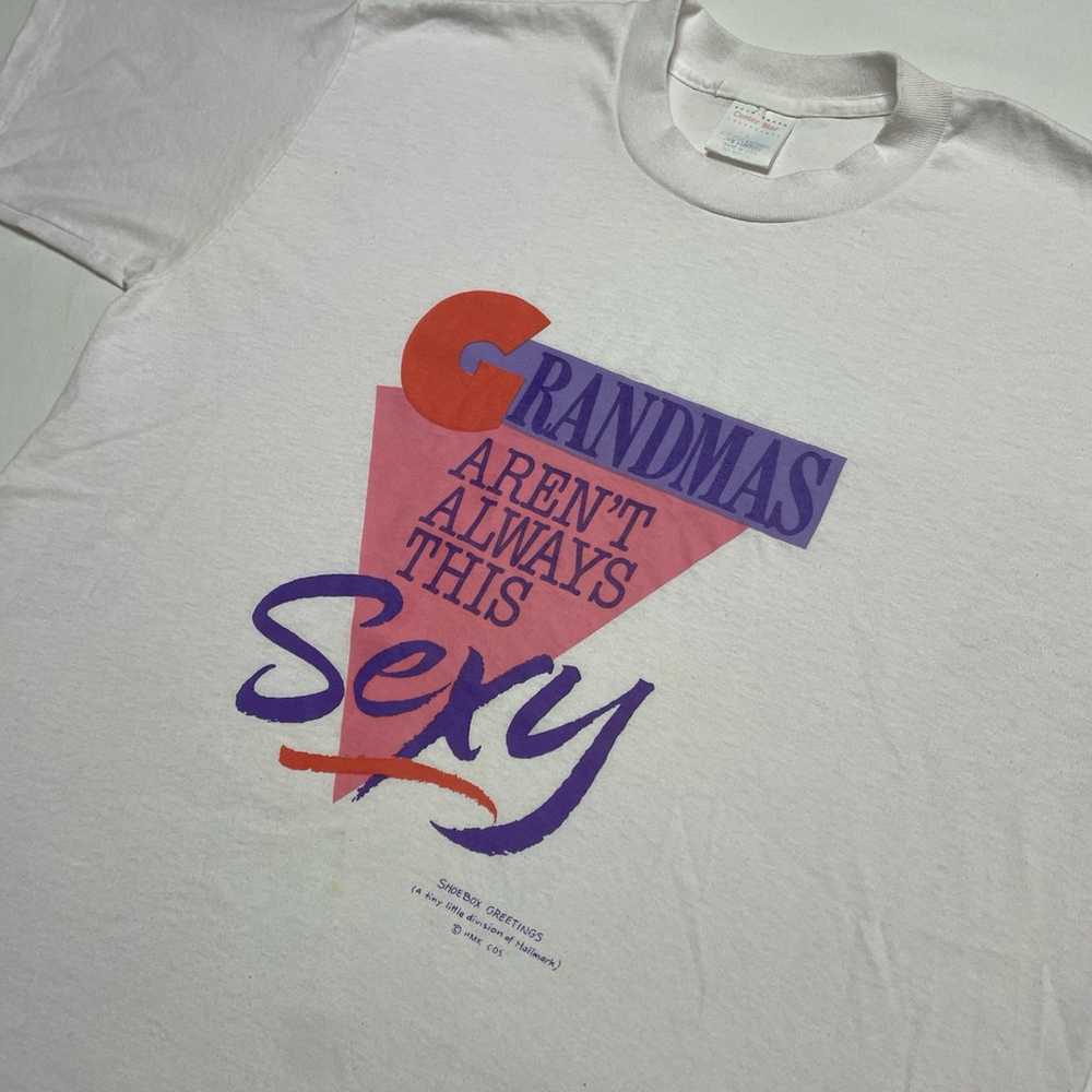 Vintage 80’s RARE Funny Sexy Grandmas T-shirt - image 3