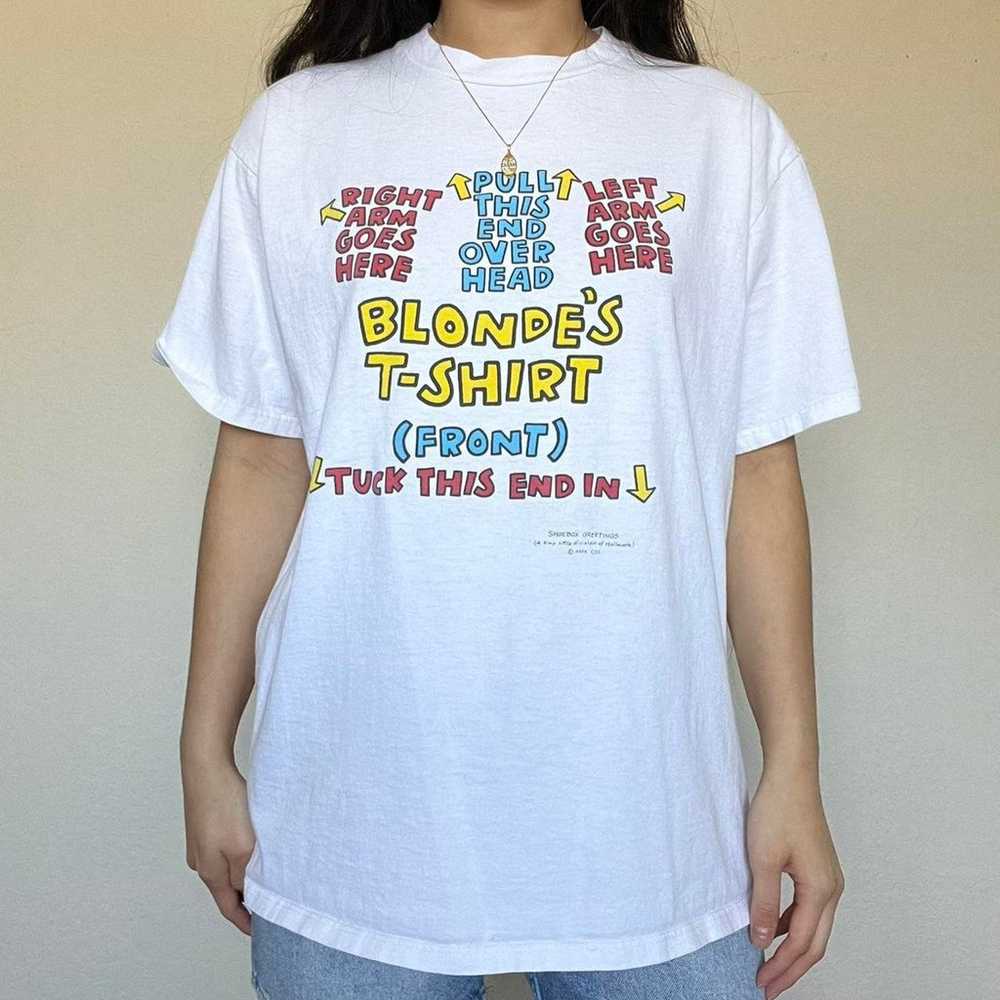 Vintage 90s Blonde’s T-Shirt - image 5