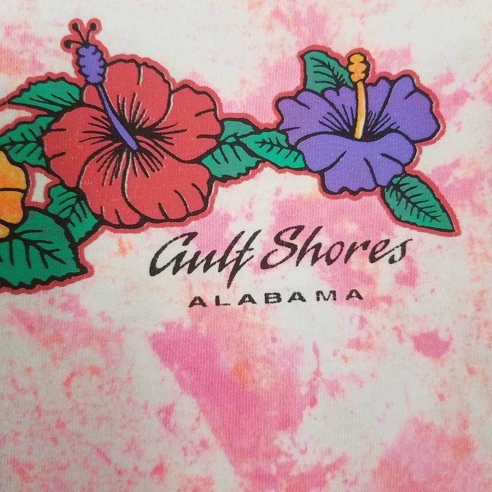 Vtg 90's Gulf Shores Alabama Single Stitch T-Shir… - image 5