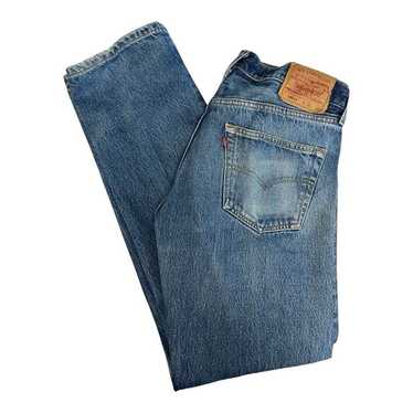 Vintage Levis 501xx Faded Blue Jeans 34 x 34 FIT … - image 1