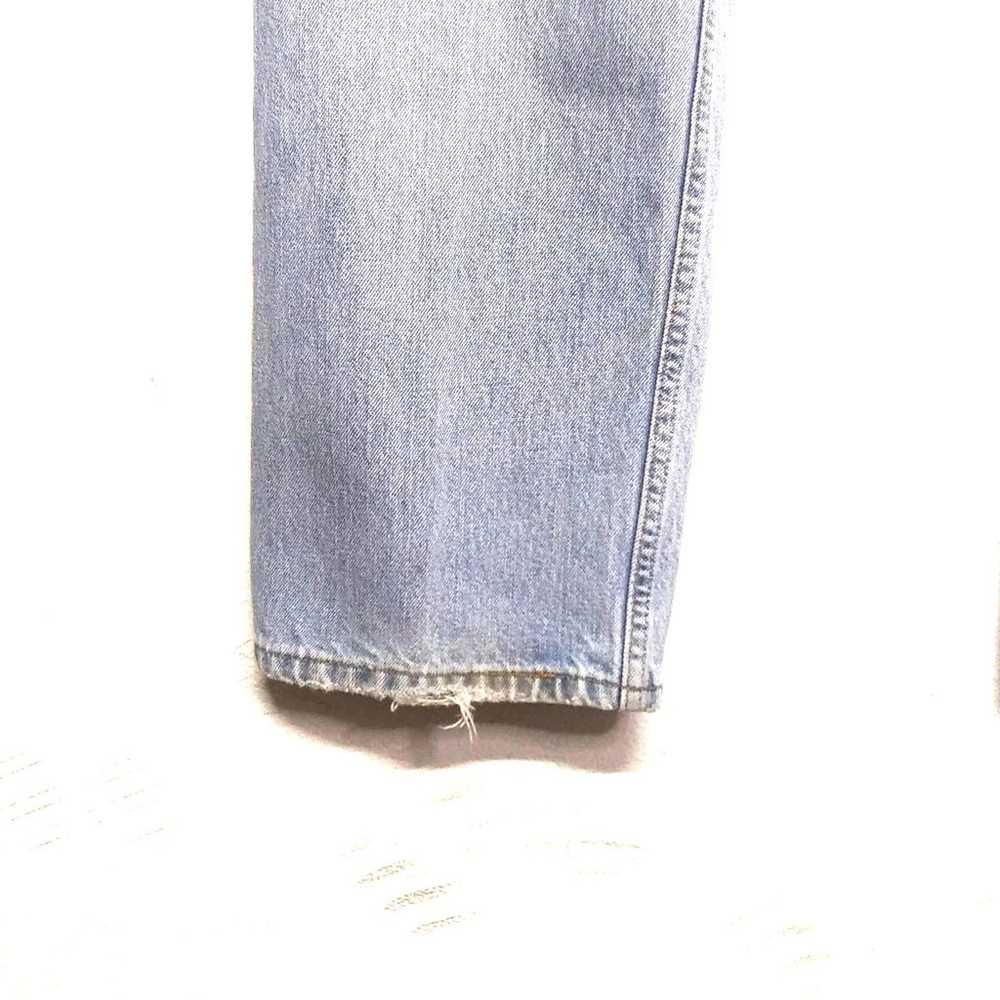 VTG LEVI'S 505 Straight Leg Jeans SZ 36 - image 7