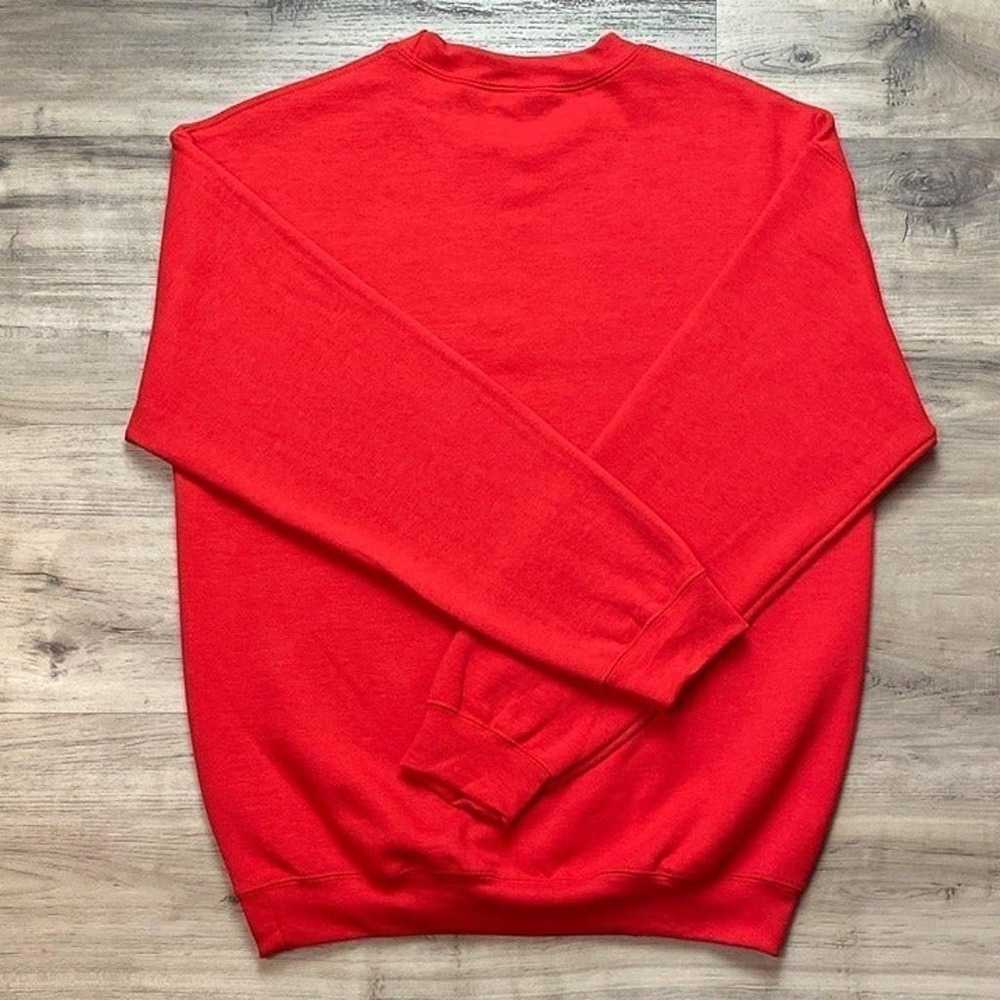 Men’s Red Nike Sweatshirt Size Medium - image 3