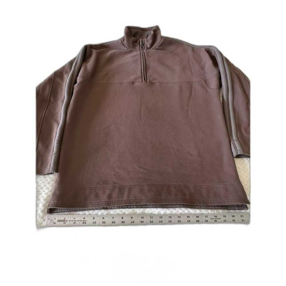 Vintage Saks Fifth Avenue Mens 1/4 Zip Sweatshirt… - image 2