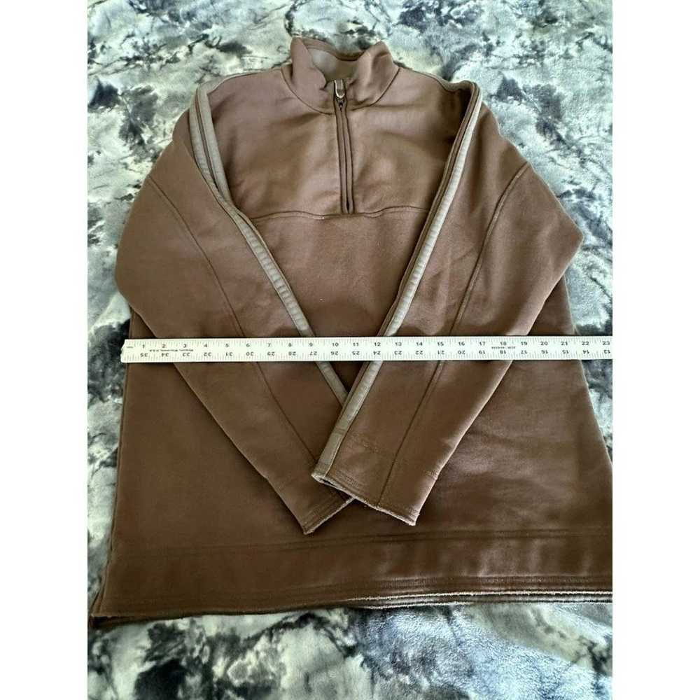 Vintage Saks Fifth Avenue Mens 1/4 Zip Sweatshirt… - image 5