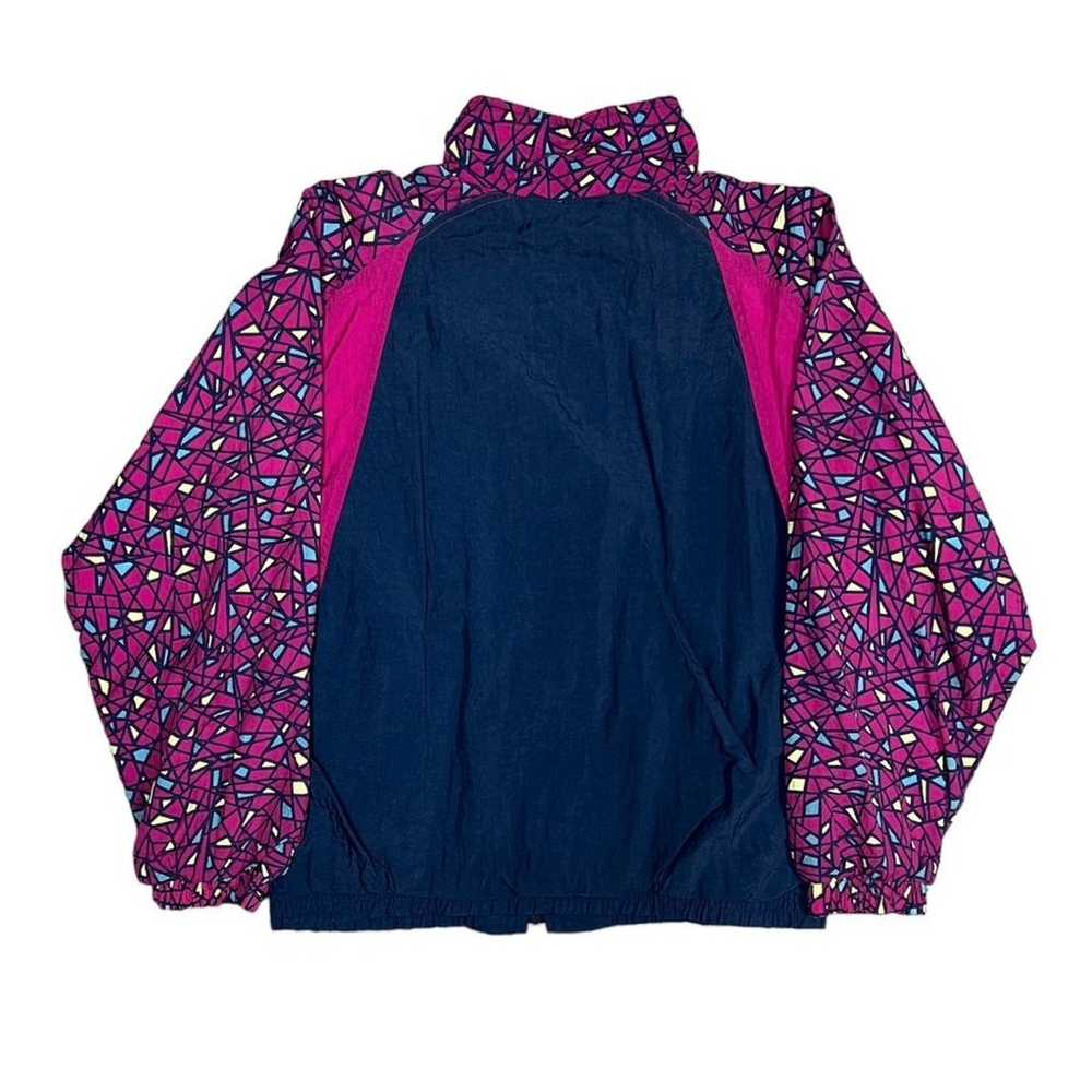 Vintage 80s 90s AVIA Zip Up Nylon TRACK Jacket - … - image 4