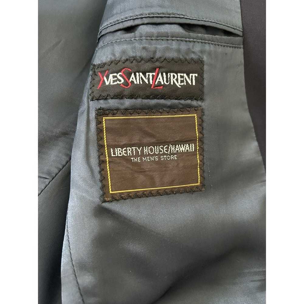 Yves Saint Laurent YSL Vintage Navy Blazers Jacke… - image 7