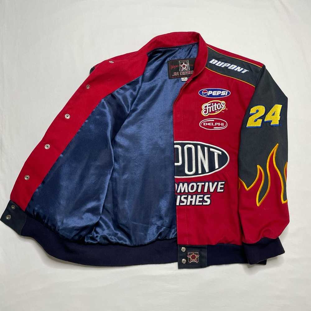 Vintage 90’s Jeff Gordon Du Pont Racing Jacket - image 3