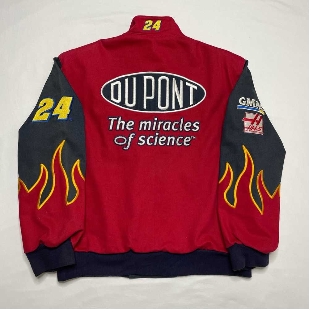 Vintage 90’s Jeff Gordon Du Pont Racing Jacket - image 4