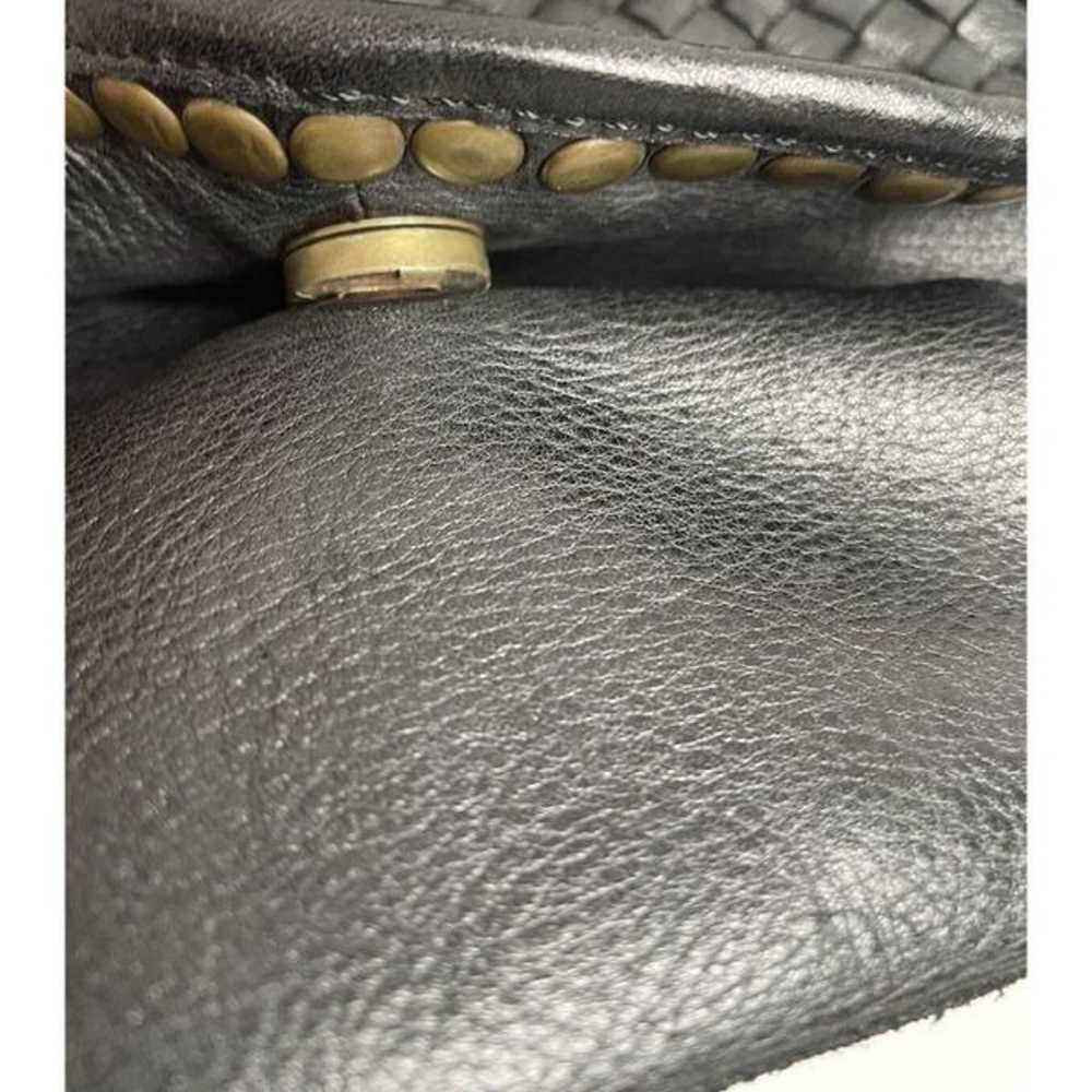 Platania Made In Italy Handbag Purse Satchel Blac… - image 3