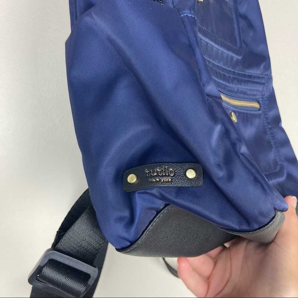 Tutilo New York Blue Nylon Backpack - image 2