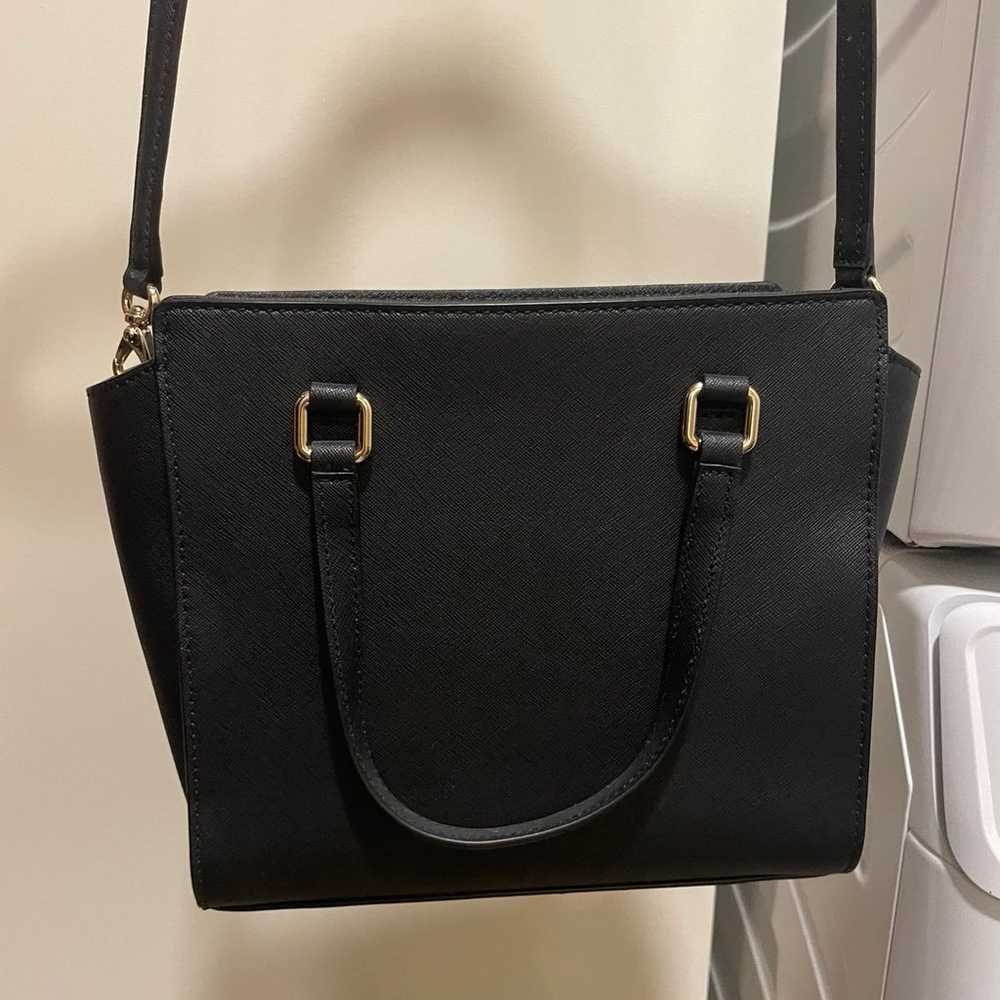 Kate Spade black purse with rhinestones - image 3