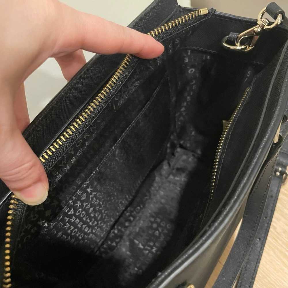 Kate Spade black purse with rhinestones - image 6