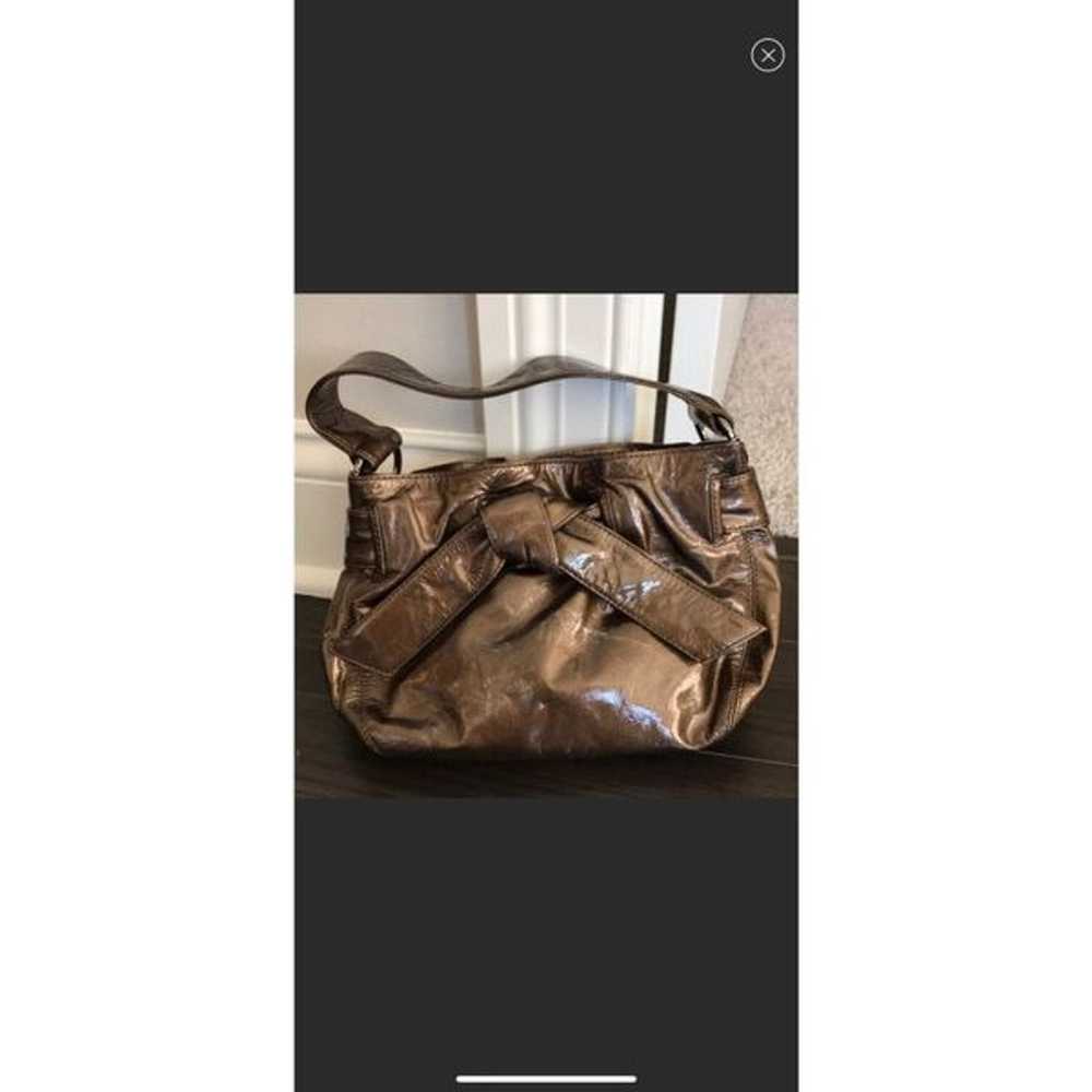 kooba brown patent leather purse - image 2