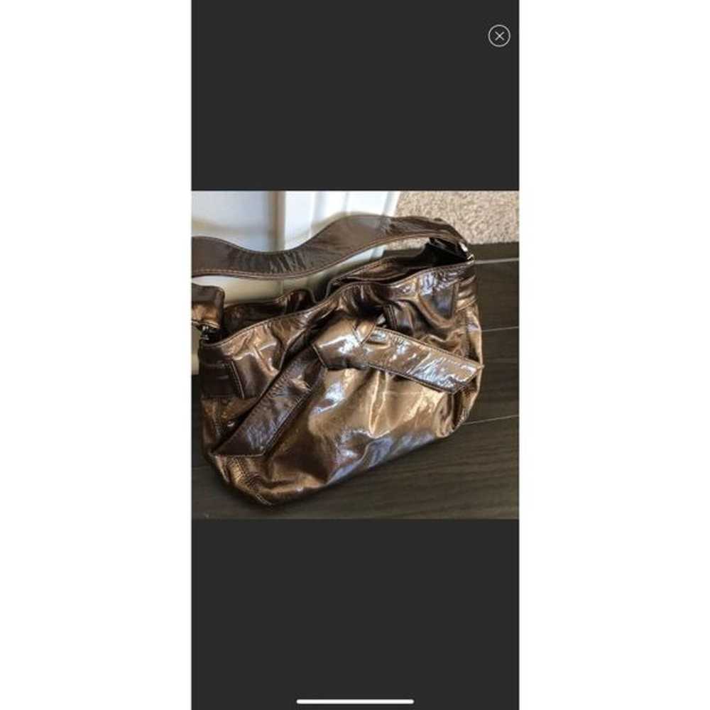 kooba brown patent leather purse - image 3