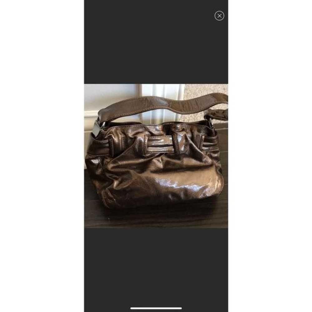 kooba brown patent leather purse - image 4