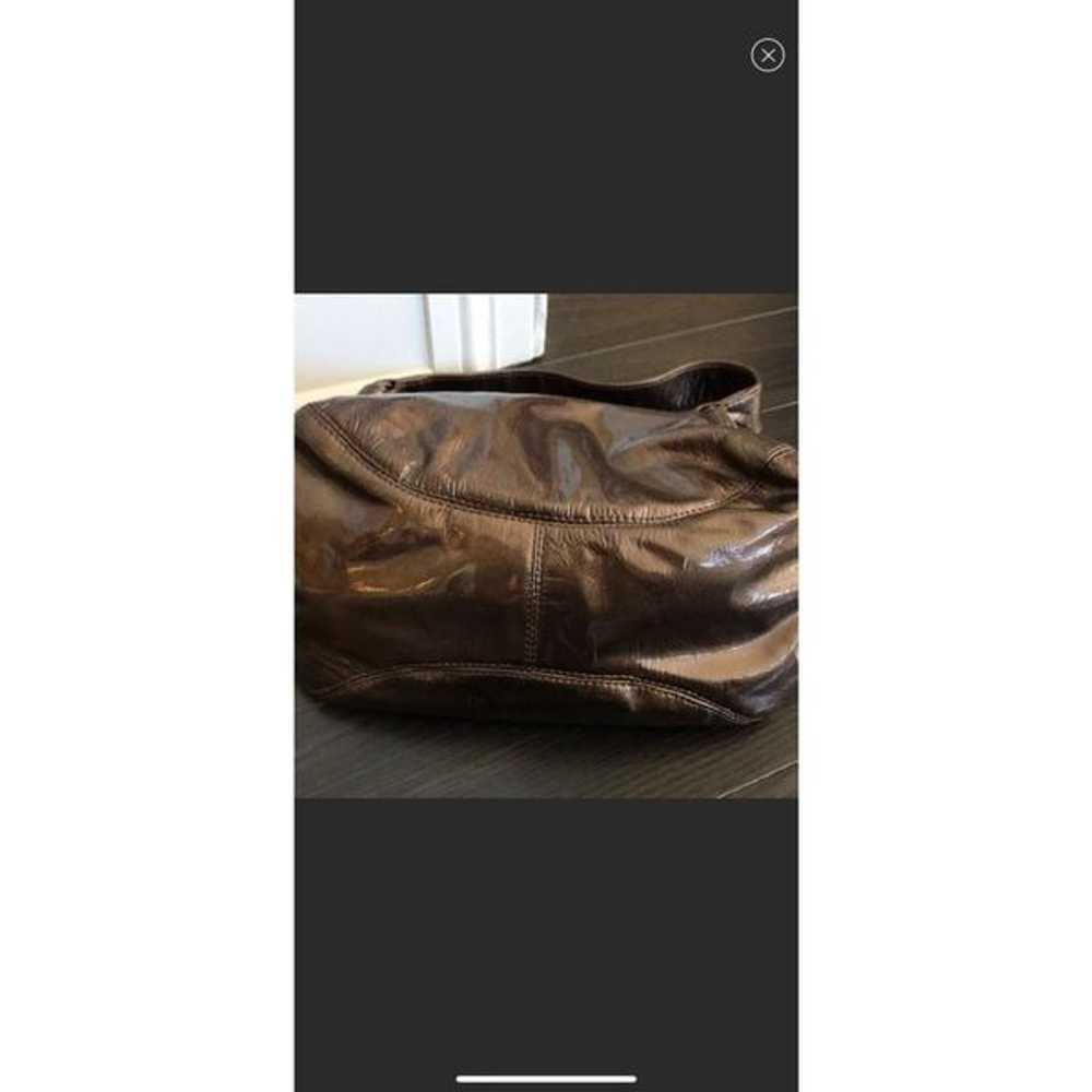 kooba brown patent leather purse - image 5