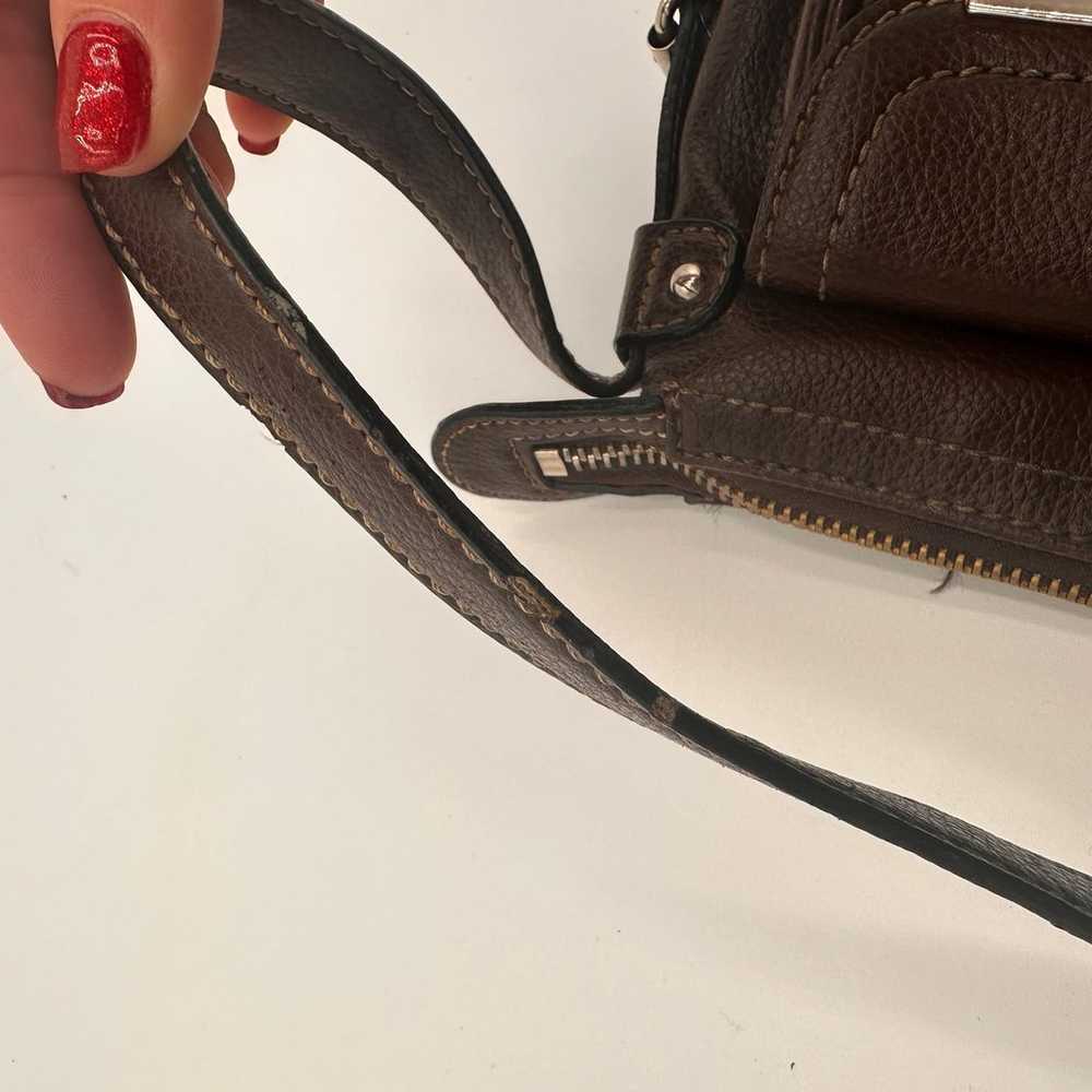 Marc Jacobs Brown Leather Sophia Mini Handbag Pur… - image 10